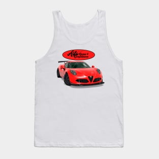 Alfa Romeo 4C Rosso Tank Top